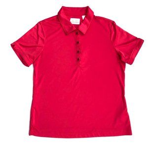 EP Pro Tour Tech Golf Polo Shirt Top Red